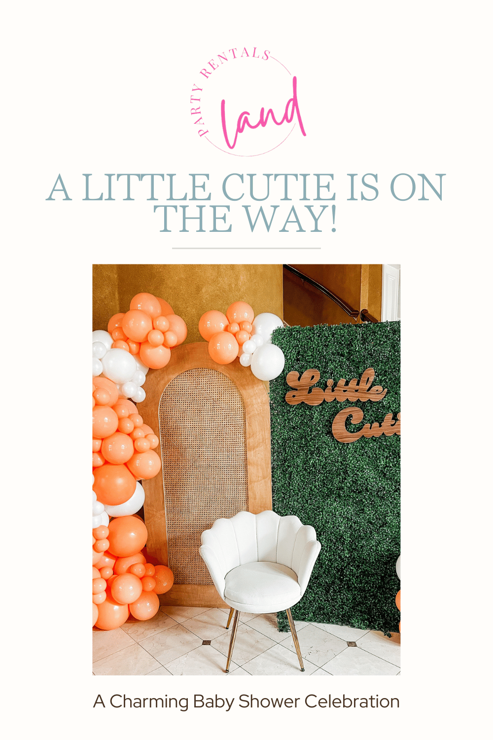 a little cutie is on the way pin graphic