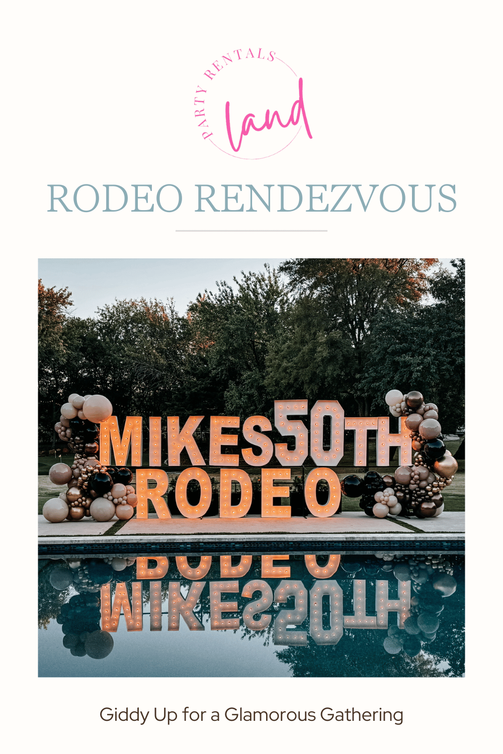 rodeo rendezvous, giddy up for a glamorous gathering